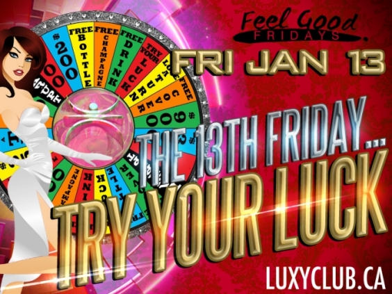 Try Your Luck Inside Luxy - Friday The 13th